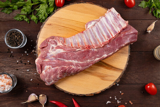 Jēra karbonāde ar ribiņu